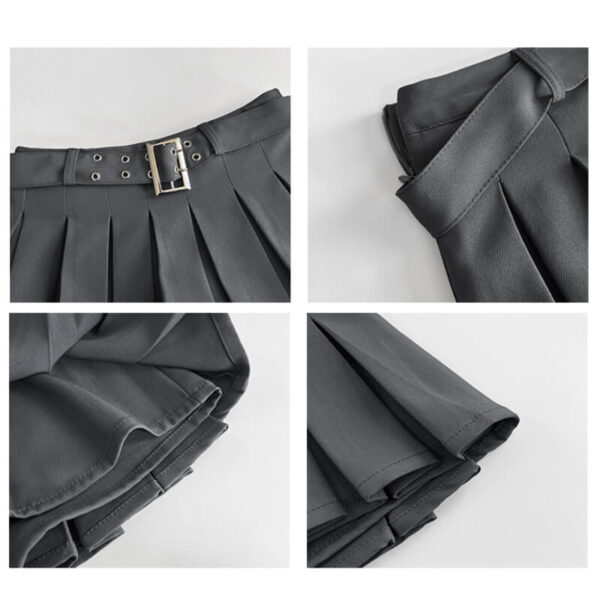 Buckle belt mini skirt - Image 9