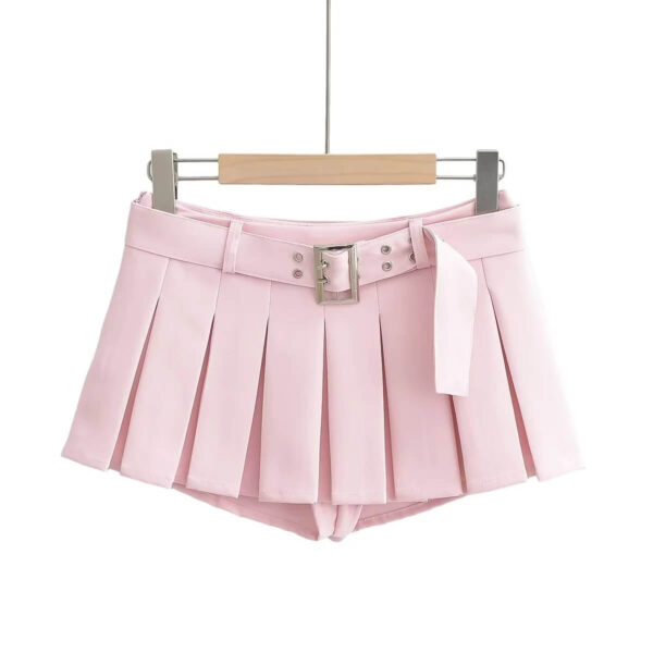 Buckle belt mini skirt - Image 8