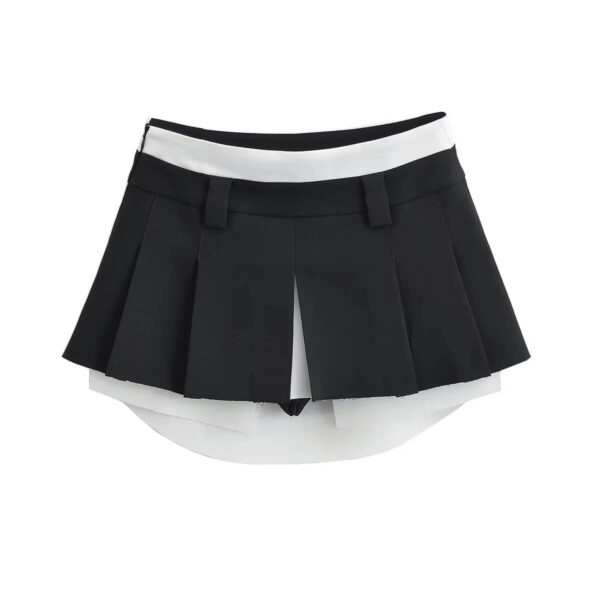 Fake-2 pieces mini skirt - Image 7