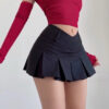 v-waist skirt