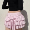 bow layered skirt